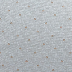 Printed Half Panama PONTO Natural / Rust